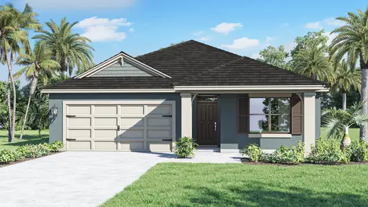 New construction Single-Family house 8595 Cape Fox Cv, Lakeland, FL 33810 plan Cali - image