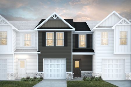 New construction Townhouse house 1109 Wharf Trl, Spartanburg, SC 29301 plan Jordan - image