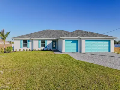 New construction Single-Family house 419 Nw 19Th St, Cape Coral, FL 33993 plan The Paradise Cove - image