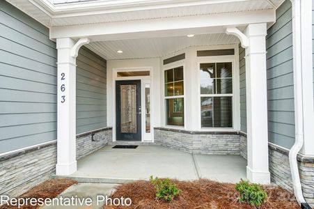 Spacious covered front porch