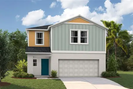 New construction Single-Family house 15220 Maude Landing Lp, Wimauma, FL 33598 plan Turquesa - image