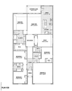 New construction Single-Family house 180 Buffalo Blvd, Rhome, TX 76078 plan 1530 - image 5