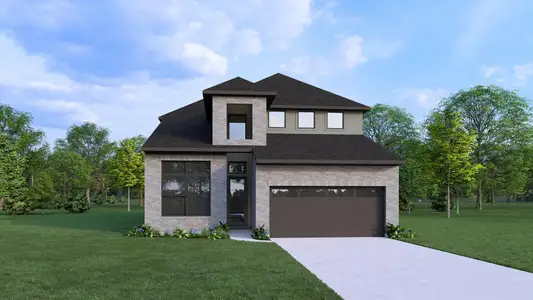 New construction Single-Family house 1017 Alpine View Ln, Katy, TX 77493 plan Westhaven - image