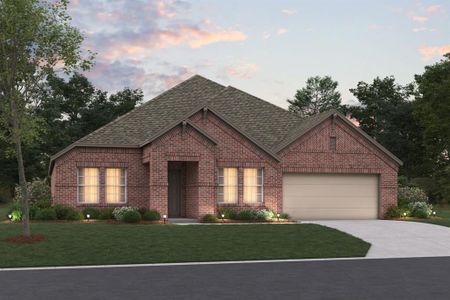 New construction Single-Family house 3317 Coronation Ct, Denton, TX 76208 plan Sheldon - 50' Smart Series - image