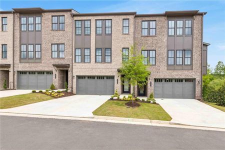 New construction Townhouse house 557 Red Clay Farm Ln, Suwanee, GA 30024 Flint- photo 0