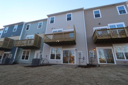 New construction Townhouse house 2311 Bay Minette Sta, Apex, NC 27502 Buckingham - Front Entry Townhomes- photo 53 53