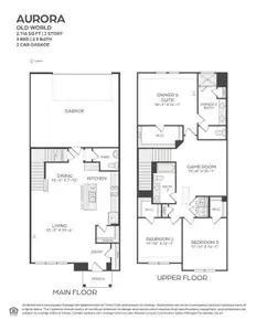 New construction Townhouse house 2508 Red Tailed Hawk Ln, McKinney, TX 75071 Aurora- photo 0