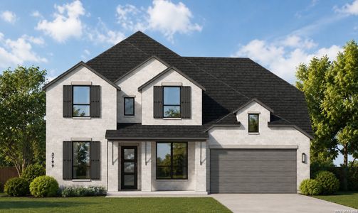 New construction Single-Family house 7005 Hallie Hunt, Schertz, TX 78154 plan Royston - image