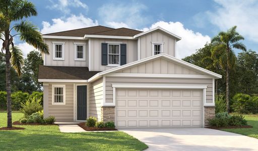 New construction Single-Family house 2565 Thaddeus Creek Ln, Jacksonville, FL 32254 Palm- photo 1 1