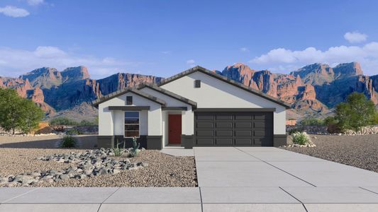 New construction Single-Family house 6124 S 260Th Ln, Buckeye, AZ 85326 plan Easton - image