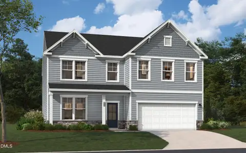 New construction Single-Family house 3326 Jeter James Wy, Apex, NC 27523 plan Lambert - image