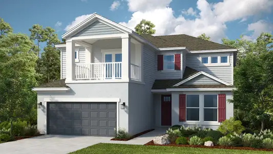 New construction Single-Family house 35709 Emberview Dr, Zephyrhills, FL 33541 plan Barbados - image
