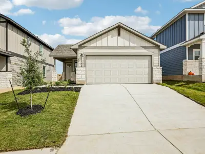New construction Single-Family house 13009 Cerulean Spring Dr, Buda, TX 78610 plan The Congaree (340) - image