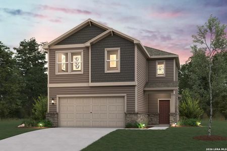 New construction Single-Family house 9959 Chavaneaux Lndg, San Antonio, TX 78221 plan Frederick - 2260 - image