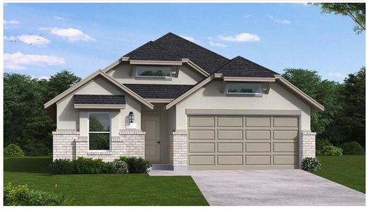 New construction Single-Family house 9531 Sierra Crest Ln, Porter, TX 77365 plan Yorktown - image