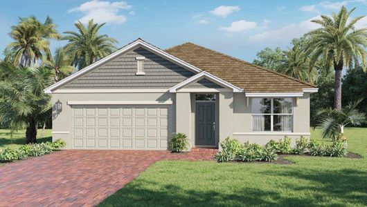New construction Single-Family house 1443 Garabaldi Cir Se, Palm Bay, FL 32909 plan Aria - image