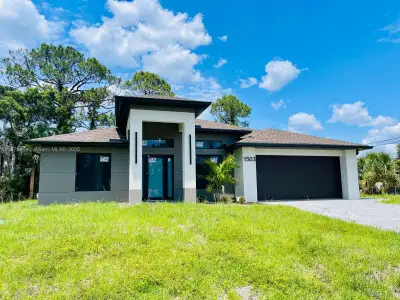 New construction Single-Family house 1211 Gerald Ave, Lehigh Acres, FL 33972 - image