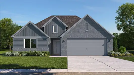 New construction Single-Family house 1113 Legrand St, Brenham, TX 77833 plan Elgin - image