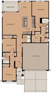 New construction Single-Family house 24001 N 162Nd Ave, Surprise, AZ 85387 plan Calpella - image