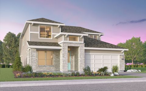 New construction Single-Family house 8812 Golden Lion Dr, Austin, TX 78744 plan Siena - image