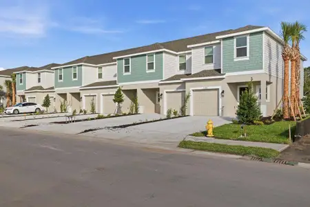 New construction Townhouse house 13224 Stable Pl, Parrish, FL 34219 plan Marigold - image