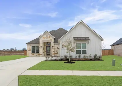 New construction Single-Family house 101 W Luna Blue Ln, Jarrell, TX 76537 plan Kingsley - image