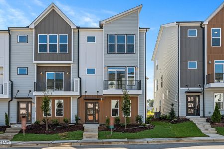 New construction Townhouse house 2136 Big Falls Drive, Wendell, NC 27591 The Onwordi- photo 0