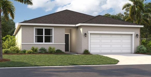 New construction Single-Family house 1223 Normandy Dr, Haines City, FL 33844 plan The Seaton - image