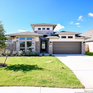 New construction Single-Family house 1733 Windward Way, Seguin, TX 78155 Design 2493W- photo 0