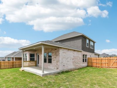 Back exterior of the Matador floorplan at a Meritage Homes community. Back exterior of the Matador floorplan at a Meritage Homes community.