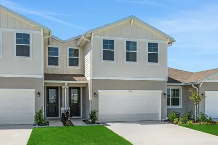 New construction Townhouse house 7511 Sea Oak Ct, Parrish, FL 34219 plan Coral - image