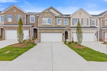 New construction Townhouse house 899 Pensive Run, Dacula, GA 30019 plan Weston - image