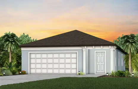 New construction Single-Family house 3705 Hornbeam Rd, Spring Hill, FL 34609 plan Crescent - image