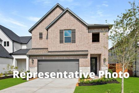 New construction Single-Family house 24823 Harrow Meadow Drive, Katy, TX 77493 The Terrace- photo 0