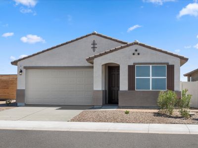 New construction Single-Family house 37014 W Prado Street, Maricopa, AZ 85138 Leslie- photo 0