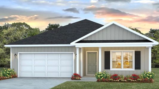 New construction Single-Family house 81 Argonne Dr, Crawfordville, FL 32327 plan Cali - image