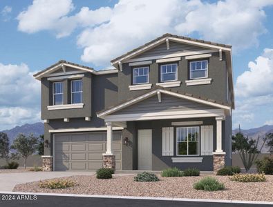 New construction Single-Family house 22904 E Roundup Way, Queen Creek, AZ 85142 Daisy Homeplan- photo 0