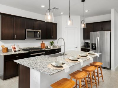 Kitchen in the Leslie Floorplan at Rancho Mirage