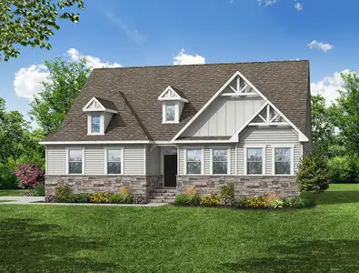 New construction Single-Family house 1595 Hicks Rd, Youngsville, NC 27596 plan Sullivan - image