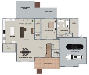 New construction Single-Family house 10213 Tennessee 156, Guild, TN 37340 plan Whispering Pines - image