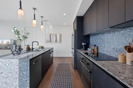 New construction Condo house 84 E Ave, Unit 1506, Austin, TX 78701 plan Vesper B6 - image 7