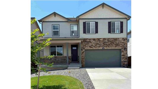 New construction Single-Family house 382 Bluebird Rd., Johnstown, CO 80534 GABLE- photo 0