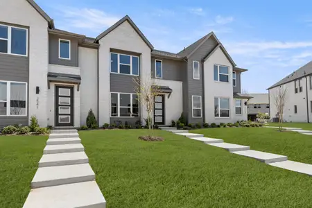 New construction Townhouse house 2539 Huxley Mews, Allen, TX 75454 plan Julia Modern - image