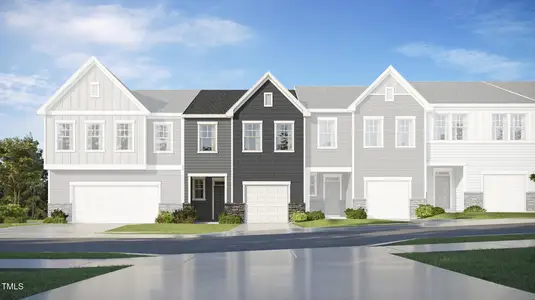 New construction Townhouse house 84 Blossom Field Wy, Angier, NC 27501 Carson II- photo 0