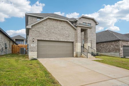 New construction Single-Family house 12719 Tegea Pass, San Antonio, TX 78245 The Legacy (C453)- photo 1 1