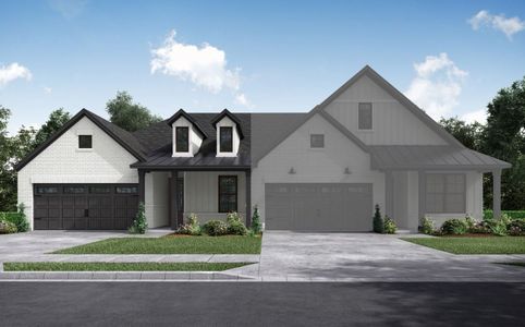New construction Duplex house 4003 Meridiana Pkwy, Iowa Colony, TX 77583 plan Serendipity - image