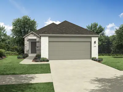 New construction Single-Family house 216 Tolo Dr, Elgin, TX 78621 plan Birch | Trinity Ranch - image
