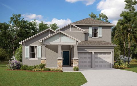 New construction Single-Family house 13380 Peaceful Melody Dr, Winter Garden, FL 34787 plan Anna Maria - image