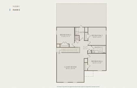 Granville Floor Plan, Quick Move-In Home, Floor 2