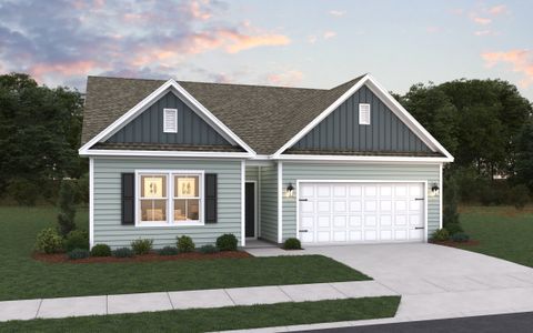 New construction Single-Family house 109 White Fields Ave, Fountain Inn, SC 29644 plan Bailey - image